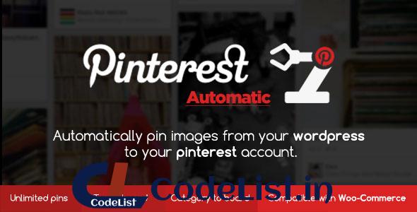 Pinterest Automatic Pin WordPress Plugin v4.15.1