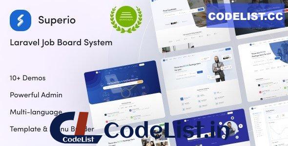 Superio v2.1.0 – Laravel Job Board System