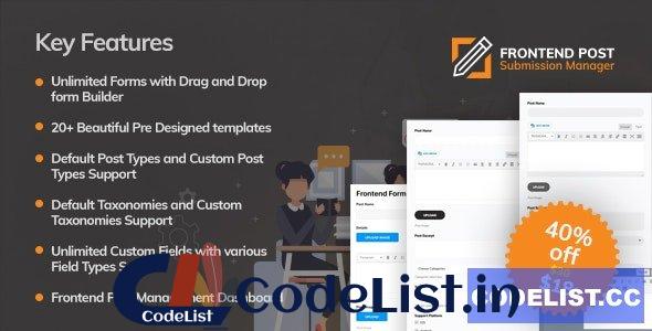 Frontend Post Submission Manager v1.3.5