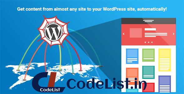 WP Content Crawler v1.12.0 – Get content from almost any site