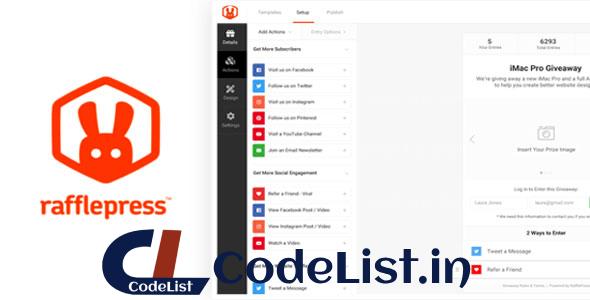 RafflePress Pro v1.11.0 – The Best WordPress Giveaway Plugin