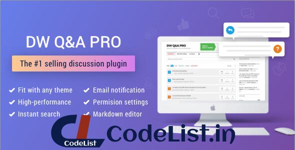 DW Question & Answer Pro v1.3.5 – WordPress Plugin