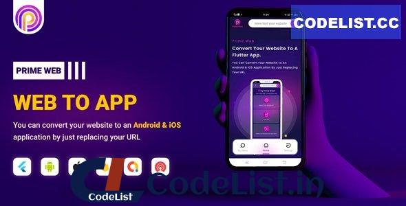 Prime Web v1.0.3 – Convert Website to a Flutter App