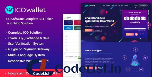 ICOWallet v2.3 – Complete ICO Software and Token Launching Solution – nulled