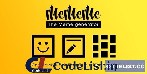 MeMeMe v2.0.4 – The Meme Generator | WP Plugin