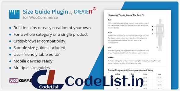 WooCommerce Product Size Guide v3.7.0