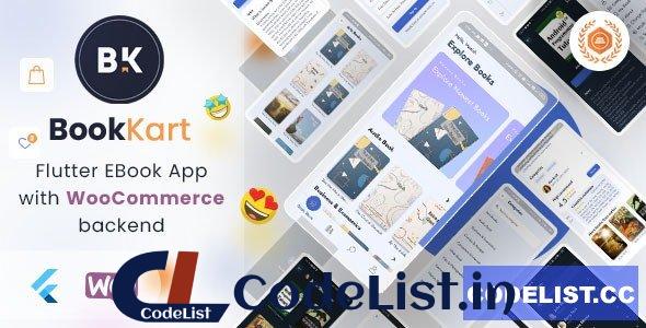 Bookkart v20.0 – Flutter Ebook Reader App For WordPress with WooCommerce