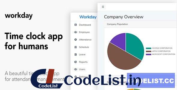 Workday v2.1 – A Time Clock Application For Employees