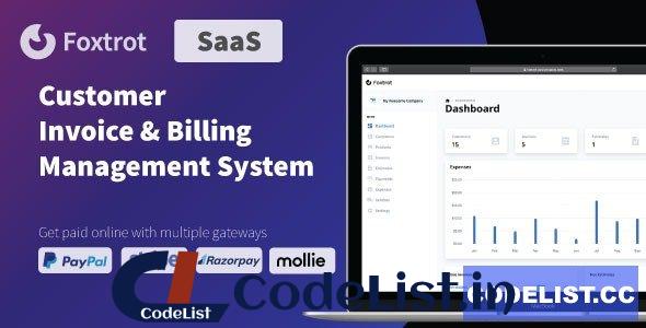 Foxtrot (SaaS) v1.0.6 – Customer, Invoice and Expense Management System
