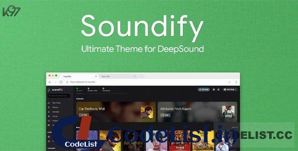 Soundify v1.3 – The Ultimate DeepSound Theme