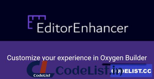 Editor Enhancer For Oxygen Builder 4.1