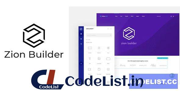 Zion Builder Pro v1.2.1 – The Fastest WordPress Page Builder