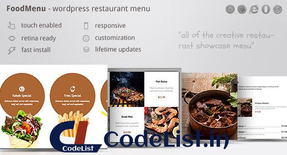 FoodMenu v1.16 – WP Creative Restaurant Menu