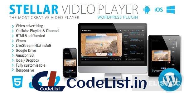 Stellar Video Player v2.2 – WordPress plugin