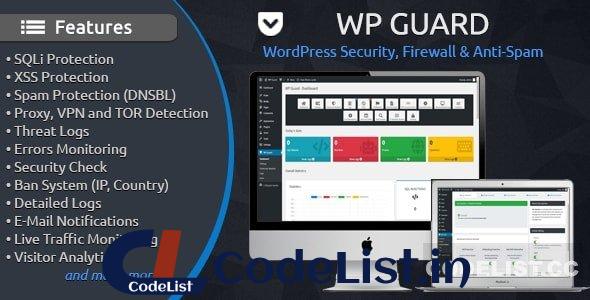 WP Guard v1.5 – Security, Firewall & Anti-Spam plugin for WordPress