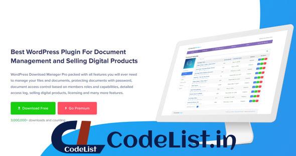 WordPress Download Manager Pro v5.3.0 + Addons