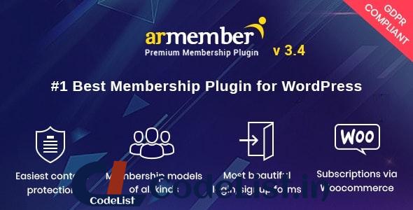 ARMember v4.0.2 – WordPress Membership Plugin