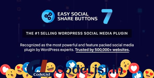 Easy Social Share Buttons for WordPress v7.5