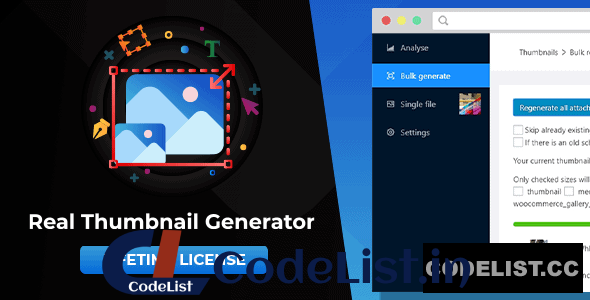 WordPress Real Thumbnail Generator v2.3.8