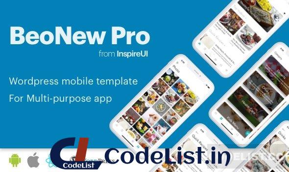 BeoNews Pro v4.0 – React Native mobile app for WordPress