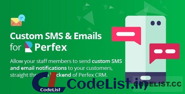 Custom SMS & Email Notifications for Perfex CRM v1.0