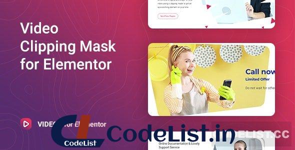 Videor v1.0.2 – Video Clipping Mask for Elementor