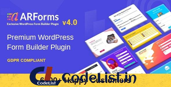 ARForms v4.1 – WordPress Form Builder Plugin