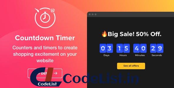 Countdown Timer v1.3.0 – WordPress Countdown Timer plugin