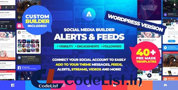 Asgard v1.1.5 – Social Media Alerts & Feeds WordPress Builder – Facebook, Instagram, Twitch and more!