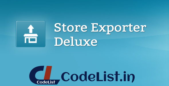 WooCommerce Store Exporter Deluxe v4.0