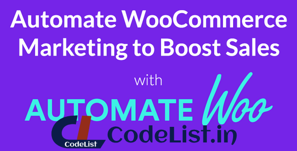 AutomateWoo v4.8.3 – Marketing Automation for WooCommerce