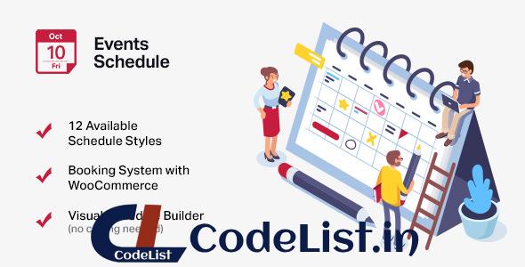 Events Schedule v2.5.16 – Events WordPress Plugin