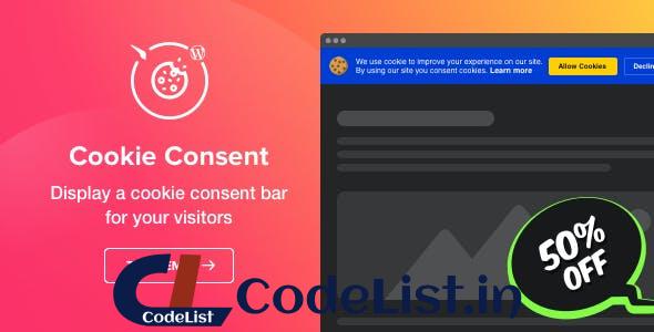 Cookie Consent v1.0.2 – WordPress Cookie Plugin