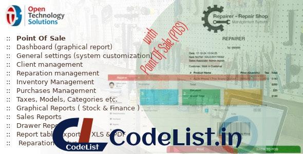 Repairer v3.5 – Repair Shop Management System With Point Of Sale – nulled