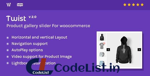 Twist v2.1 – Product Gallery Slider for Woocommerce