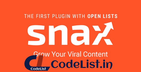 Snax v1.53 – Viral Front-End Uploader