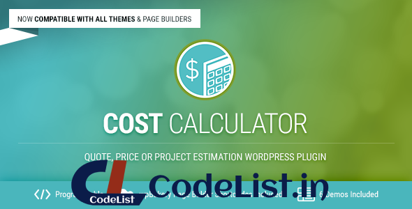 Cost Calculator v2.2.3 – WordPress Plugin