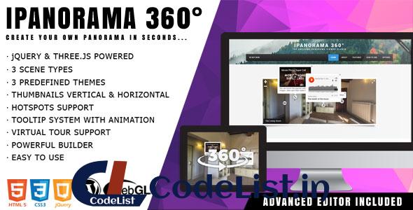 iPanorama 360° v1.5.6 – Virtual Tour Builder for WordPress