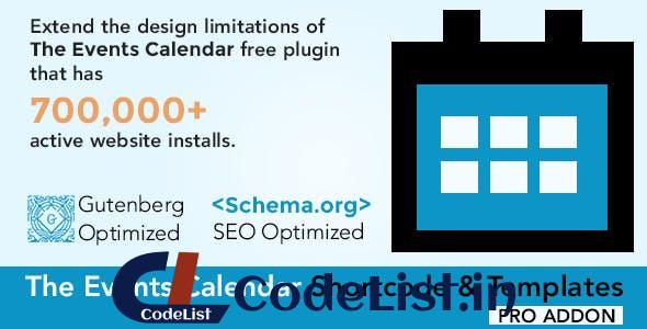 The Events Calendar Shortcode and Templates Pro v2.0.0