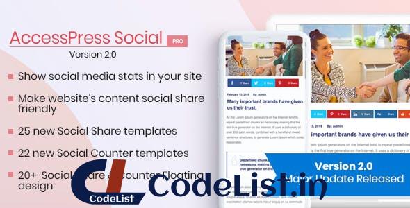 AccessPress Social Pro v2.1.0