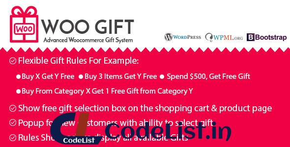 Woo Gift v5.0 – Advanced Woocommerce Gift Plugin