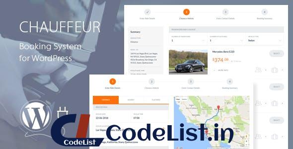 Chauffeur v4.8 – Booking System for WordPress