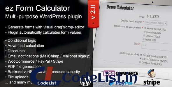 ez Form Calculator v2.11.2.1