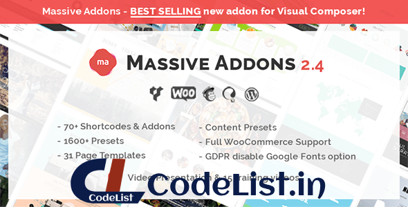 Massive Addons for WPBakery Page Builder v2.4.6