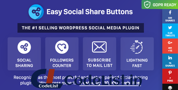 Easy Social Share Buttons for WordPress v6.2.1