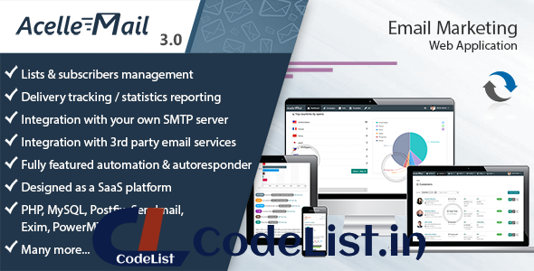 Acelle Email Marketing Web Application v3.0.20 – nulled