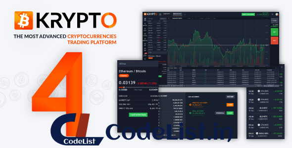 Krypto v4.0.5 – Live Trading, Advanced Data, Market Analysis, Watching List, Portfolio, Subscriptions