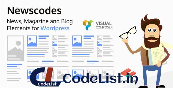 Newscodes v2.3.0 – News, Magazine and Blog Elements for WordPress