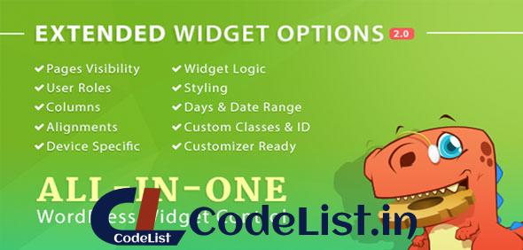 Extended Widget Options v4.6