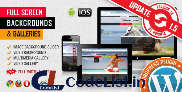 Image & Video FullScreen Background Plugin v1.5.3.3